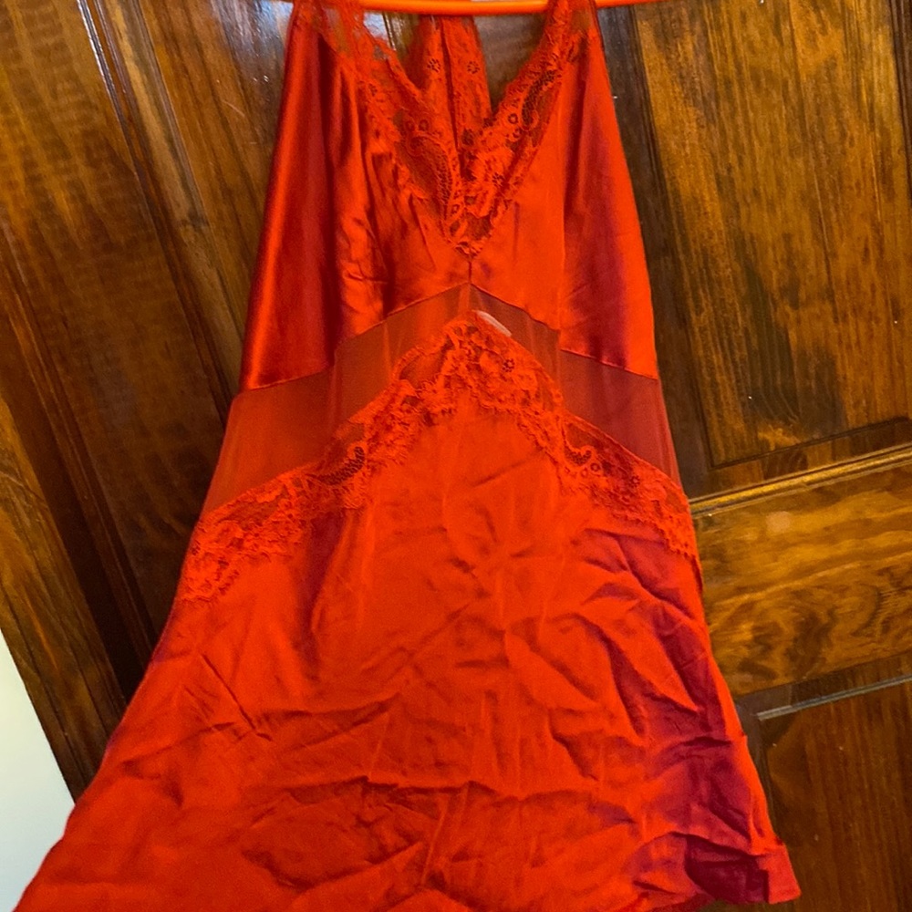 Intimissimi red slip dress (size L)